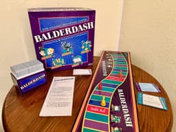People playing board games at a table