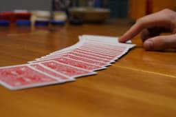 Close-up card magic