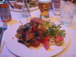 A plated restaurant dish