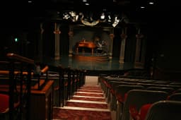 Small studio theatre stage