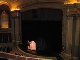 A theatre stage